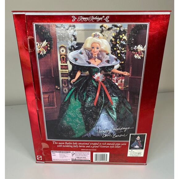 Mattel Happy Holidays Barbie Special Edition 1995 SEALED New In Box - Picture 4 of 8